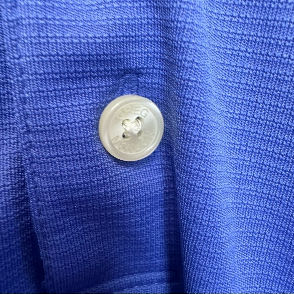 Greg Norman Men's Play Dry Polo Golf Shirt Size XL Blue - Picture 5 of 7